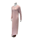 Angelice Light Pink Royal Embroidery V Neck Pull On Modal Nightgown
