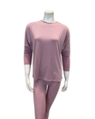 Oh! Zuza Lilac Round Neck Modal Pajamas Set