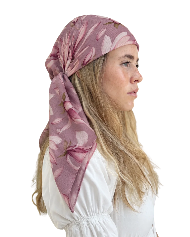 Scarf Bar Magnolia Square Scarf with Invisible Grip