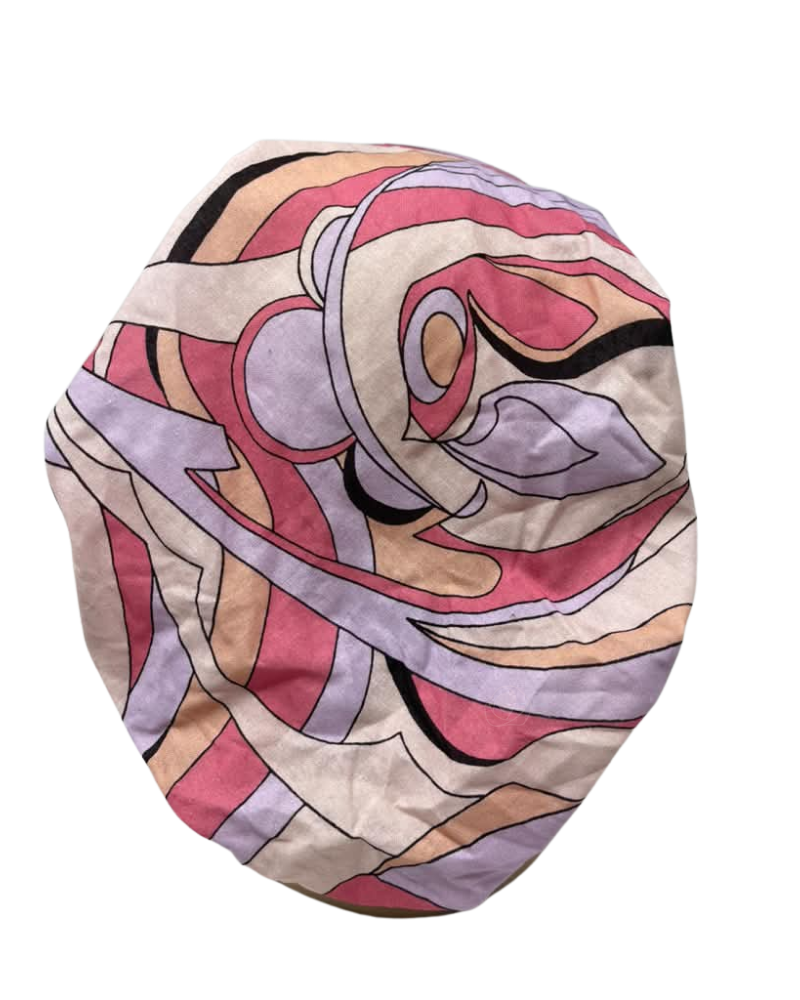 Revaz Hot Pink Pucci Inspired Short Tails Pre-Tied Bandanna