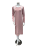 Oh! Zuza Dusty Pink Round Neck Long Sleeve Modal Nightshirt