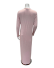 Angelice Light Pink Royal Embroidery V Neck Pull On Modal Nightgown