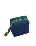 ShiraLeah Navy Small Boxy Zip Cosmetic Pouch