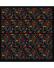 Cherie Burgundy Floral Design Adjustable Pre-Tied Open Back Bandanna