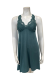 630 Evergreen Lace T-Back Short Modal Chemise