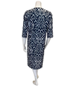 Jackie O' Navy Printed Swim Cover Up Dress Myselflingerie.com 