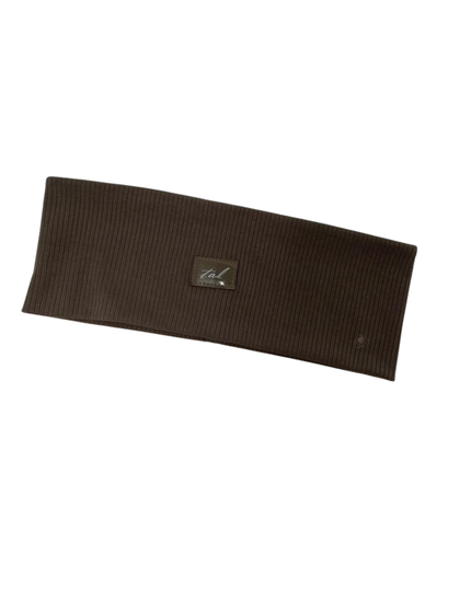 Tal New York Dark Taupe Fall Label Collection Standard Width Headband