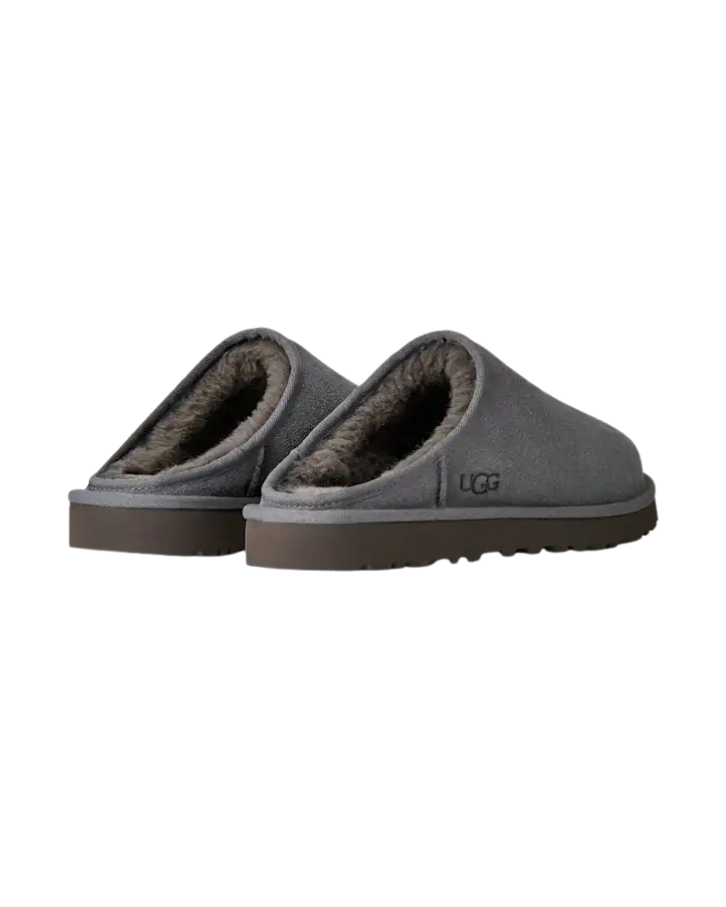 UGG Dark Grey Men's Classic Slip On Slippers