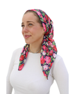 Scarf Bar Red Rose Bouquet Square Scarf with Velvet Grip Myselflingerie.com
