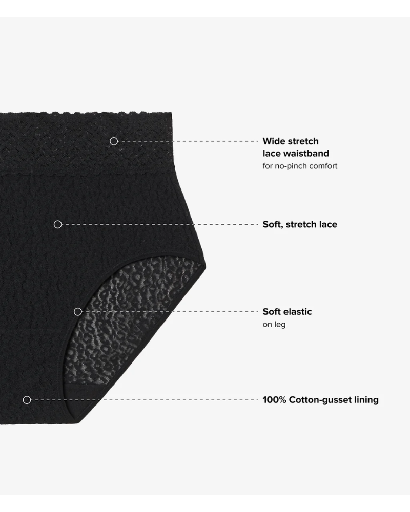 Wacoal Black High Bar Brief