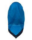 It's Younique Blue Shimmer with Black Border Pre-Tied Open Back Bandanna with Velvet Grip