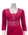 Oh! Zuza Ruby Sheer Lace Modal Nightshirt