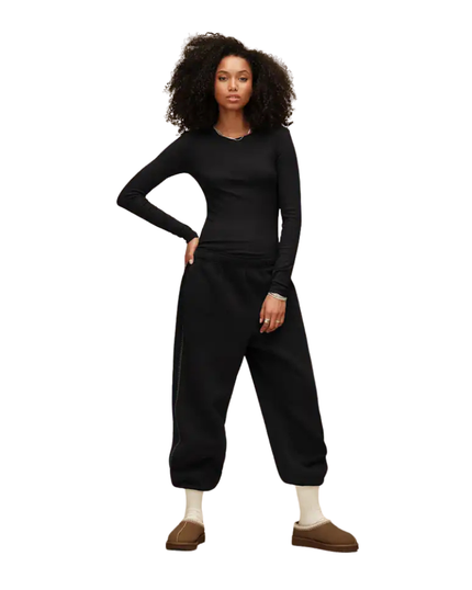 UGG Black Aidelene Long Sleeve Rib Tee