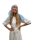 Scarf Bar Bluebell Mist Square Scarf with Invisible Grip Myselflingerie.com