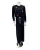 ORD Black/Butterflies Modal Nursing Nightgown