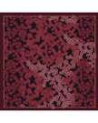 Cherie Burgundy Floral Design Adjustable Closed Back Pre-Tied Bandanna