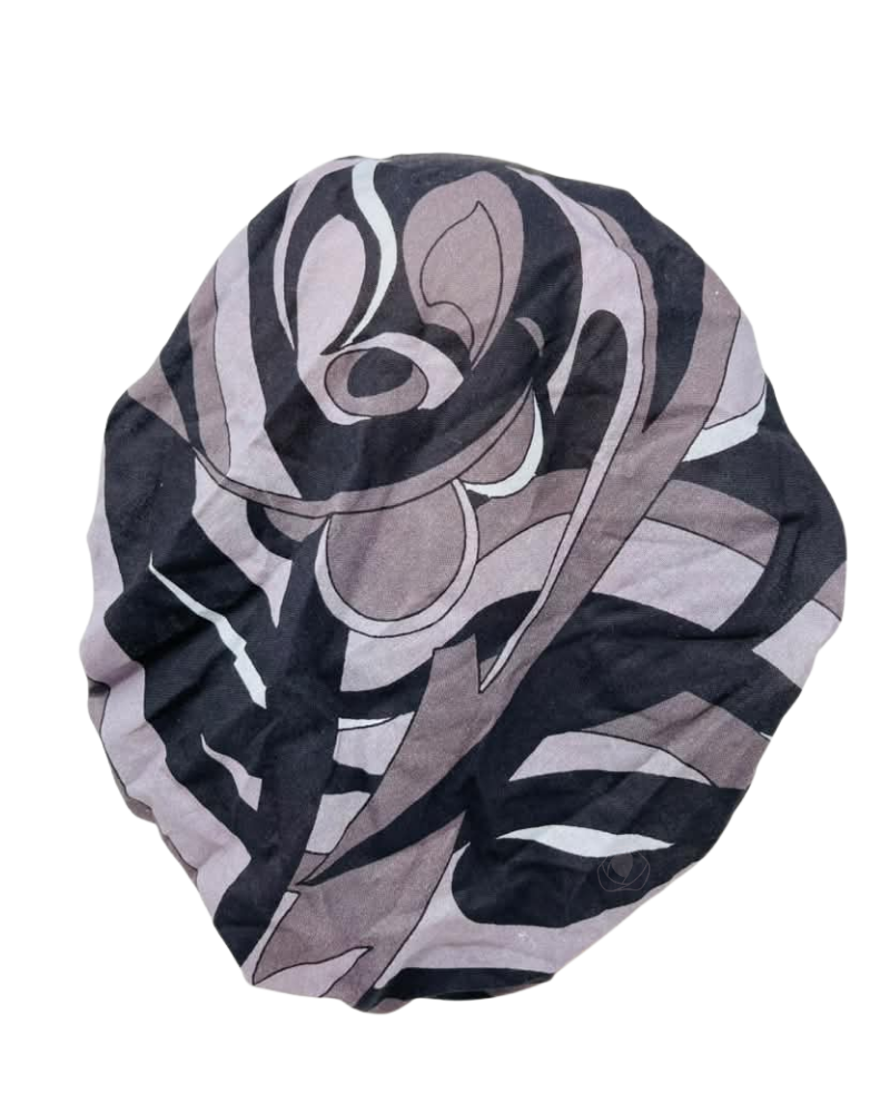 Revaz Black Pucci Inspired Short Tails Pre-Tied Bandanna