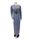 Angelice Pale Blue Garden Print Pull On Modal Nightgown