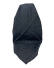 It's Younique Black Designer Inspired Pre-Tied Open Back Bandanna with Velvet Grip