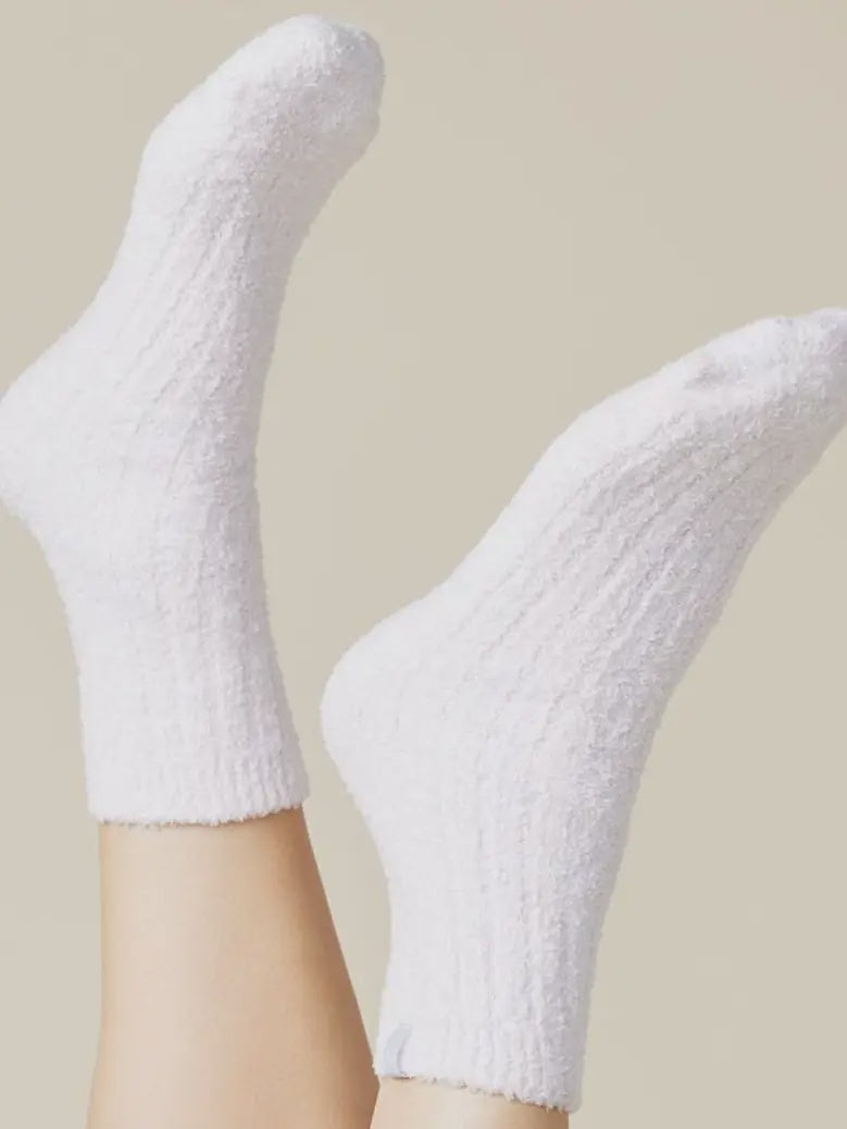 Softies Heather Blush Pink Crew Socks