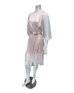 Oh! Zuza Blush Satin and Lace Chemise & Wrap Set