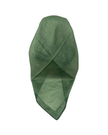 It's Younique Solid Shimmer Celery Green Pre-Tied Open Back Bandanna with Velvet Grip