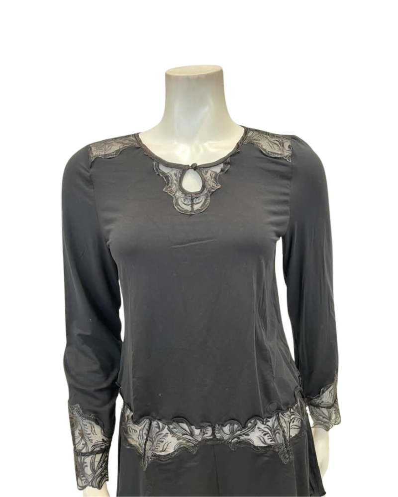 Fleur't Black Desire Modal Shorts Set