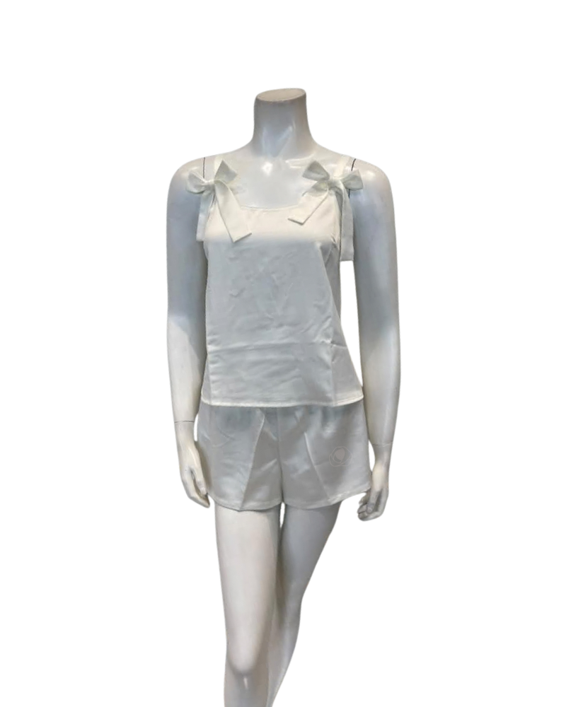 Rya Collection Ivory Halo Cami-Tap Set