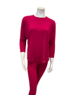 Oh! Zuza Ruby Round Neck Modal Pajamas Set