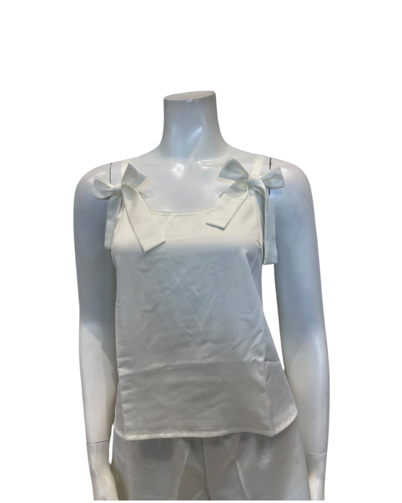 Rya Collection Ivory Halo Cami-Tap Set