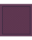 Cherie Light Plum Interlocking Design Adjustable Pre-Tied Open Back Bandanna