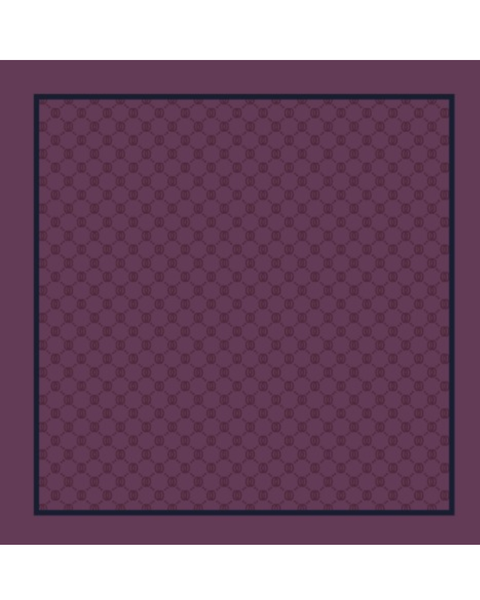 Cherie Light Plum Interlocking Design Adjustable Closed Back Pre-Tied Bandanna