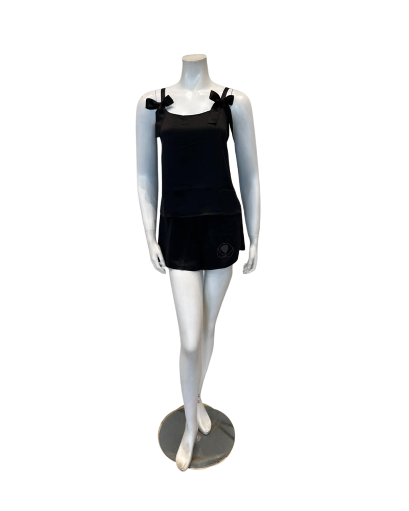 Rya Collection Black Halo Cami-Tap Set