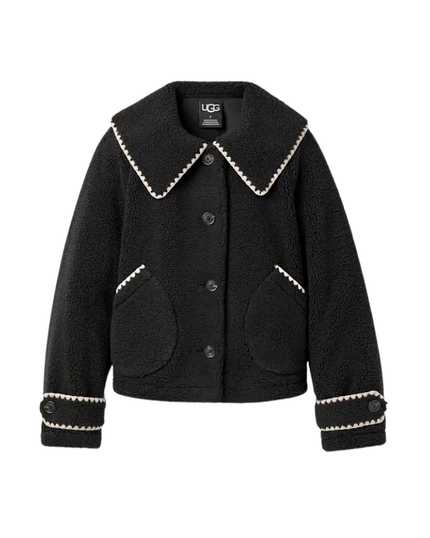 1180637 Black Nikia Collared Jacket