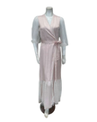 Oh! Zuza Blush Satin and Lace Gown & Robe Set