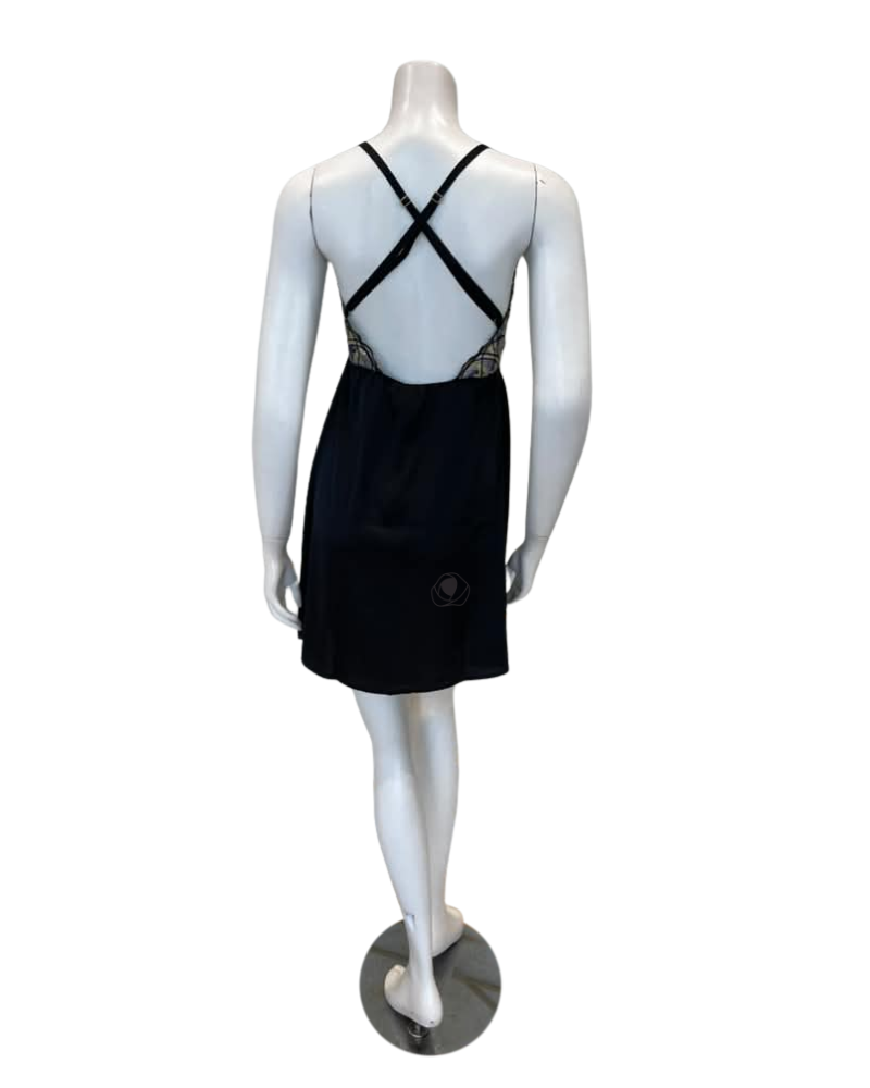 Cosabella Black/Neon Viola Chemise