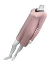 Jackie O'Loungewear Pink V Neck Lace Long Sleeves Modal Nightshirt Myselflingerie.com