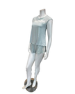 Vanilla Night and Day Mint Open Back Modal Pajamas Shorts Set