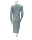 Oh! Zuza Mint Ribbed Lace V Neck Rosie Modal Nightshirt