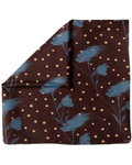 Tie Ur Knot Blue Velvet Square Scarf