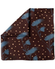 Tie Ur Knot Blue Velvet Square Scarf
