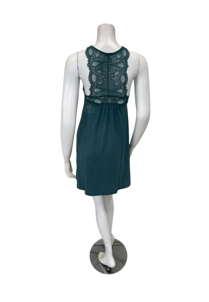 630 Evergreen Lace T-Back Short Modal Chemise