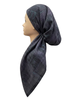 Revaz Black Mini Shapes Pre-Tied Bandanna with Velvet Grip