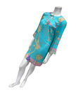 Furstenberg Teal Chains Print Swim Cover Up Myselflingerie.com