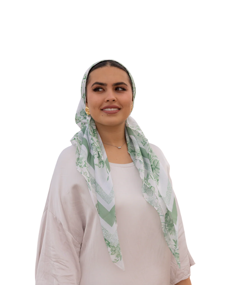 Tie Ur Knot Sage Advice Square Scarf Myselflingerie.com