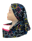It's Younique Multicolor Ferragamo Inspired Pre-Tied Open Back Bandanna with Velvet Grip