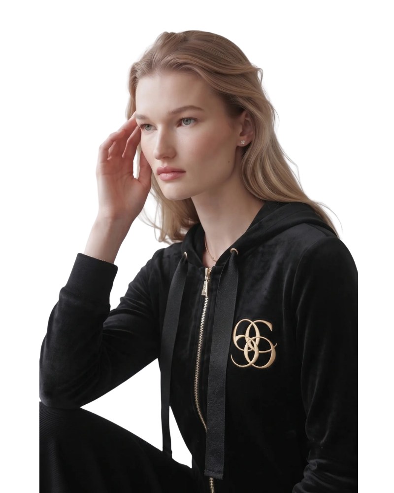 ORD Black with Gold Logo Pepco Hoodie & Skirt Set