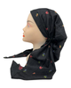 Lizi Headwear Jewel Blossom Silk Prints Adjustable Pre-Tied Bandanna with Velvet Grip