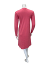 Bee and Dee Bright Coral Classic Ribbed Modal Teen's Nightgown Myselflingerie.com