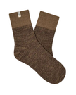 UGG 1153340 Coffee Grounds Rib Knit Slouchy Quarter Socks
